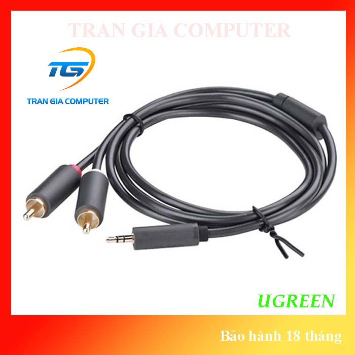 Cáp Audio 1 ra 2 Ugreen 10513 (5M, 10M)