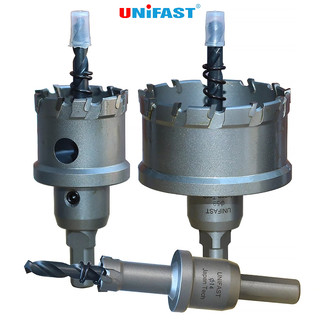 Mũi Khoét Hợp Kim Unifast Khoan Rút Lõi Lỗ Sắt Thép Inox Phi 14-59mm Sâu 25mm