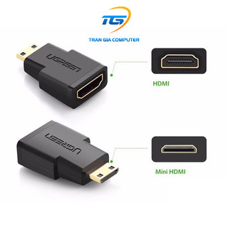 Đầu chuyển Mini HDMI sang HDMI (âm) Ugreen 20101