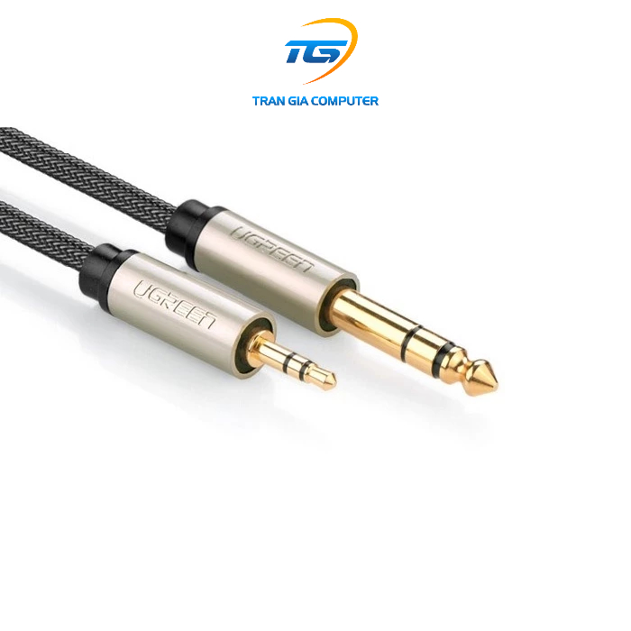 Cáp Audio 3.5mm to 6.5mm dài 2M Ugreen 10628