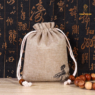 Túi gấm đựng trang sức - Túi gấm phong thuỷ - Túi gấm dây rút