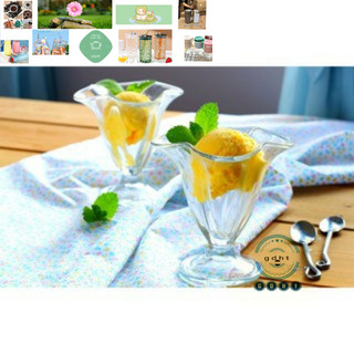 ly kem thủy tinh dáng tuylíp cao cấp 150ml