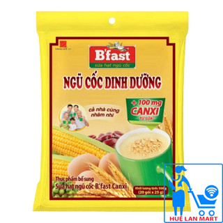 [CHÍNH HÃNG] Ngũ Cốc Dinh Dưỡng, sữa hạt ngũ cốc B'fast Bịch 20 Gói x 25g
