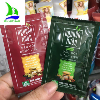 👏👏Combo 10 gói dầu gội Nguyên Xuân 6,5 ml 💦