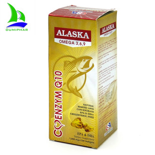 Viên uống dầu cá alaska omega 369 coenzym q10 usa 100 viên