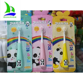 Bàn chải đánh răng Panda cho bé 2-8 tuổi