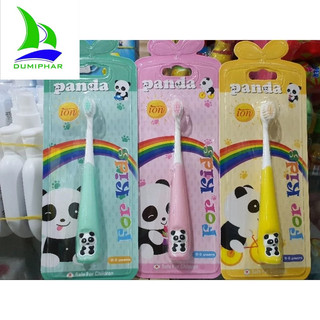 Bàn chải đánh răng Panda cho bé 2-8 tuổi