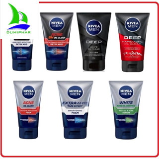 Sữa Rửa Mặt Giúp Kiểm Soát Nhờn Và Ngừa Mụn NIVEA MEN