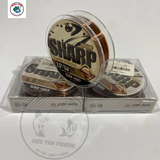 Cước câu cá, Cước trục, Dây trục Simago Sharp 50m dây nylon mềm, dai, tải cao