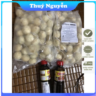 Combo 1 bánh nhân bạch tuộc takoyaki kèm xốt takoyaki Nhật Bản