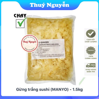 Gừng trắng sushi - 1,5kg/ Gói