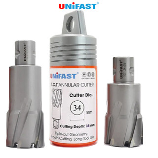 Mũi khoan từ hợp kim phi 34 unifast tct 34x35 / tct 34x50
