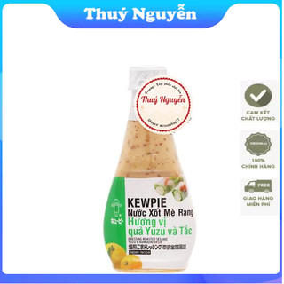 Nước xốt mè rang hương vị quả yuzu và quả tắc - Kewpie 210ml -1lit