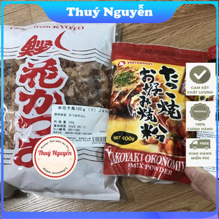  Combo nguyên liệu làm bánh bạch tuộc , takoyaki, bánh xèo Nhật
