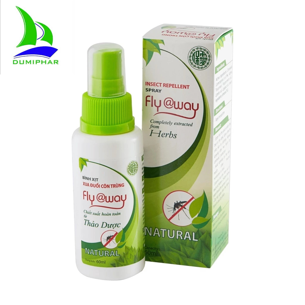 Xịt Muỗi Fly@way thảo dược 50ml