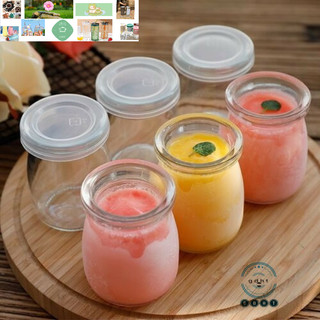 bộ 12 hũ thủy tinh đựng sữa chua dung tích 100ml