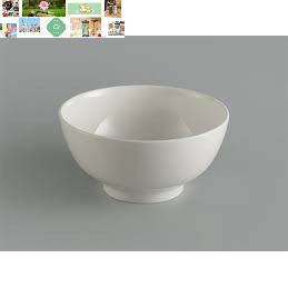 tô sứ trắng 18cm