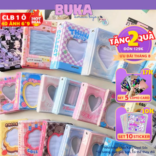 Collect Book 6*9 Buka Collectbook album sổ đựng card 1 ô nhiều hình dễ thương lưu trữ lomo card phong cách Hàn Quốc
