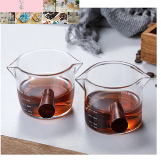 Cốc đong cà phê thuỷ tinh chịu nhiệt có 2 miệng rót 100ml