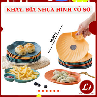 Khay, đĩa nhựa hình SÒ siêu nhẹ, bền đẹp an toàn cho gia đình