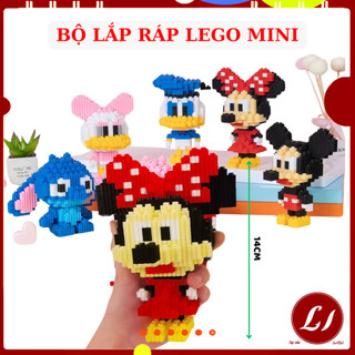 Đồ chơi Lego xếp hình 3D mini phát triển tư duy , mẫu đa dạng