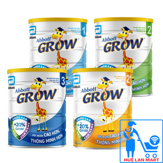 Sữa bột abbott grow 1/2/3/2+ - grow gold 3+/6+ hương vani - hộp 900g/850g
