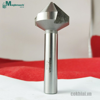 Mũi doa, vát mép lỗ Magbroach 90° 3-40mm chuôi trụ 15mm