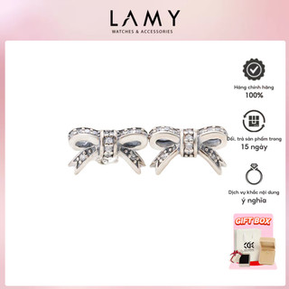 Khuyên tai bạc nữ cde style fresh bow earrings cde30050200 - khuyên tai bạc cao cấp s925 ale