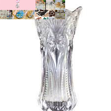 Lọ hoa thủy tinh 20cm trắng