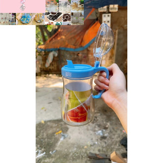 Bình thuỷ tinh rót dầu 300ml
