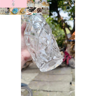 Lọ bình hoa thủy tinh 25cm