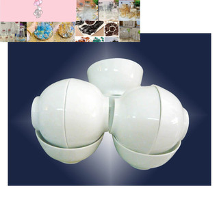 Combo 10 chén sứ trắng hàng mộc dày dặn