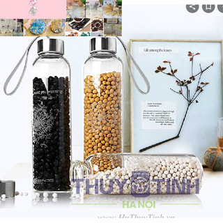 BÌNH ĐỰNG NƯỚC THỦY TINH 500ML VÀ 300ML