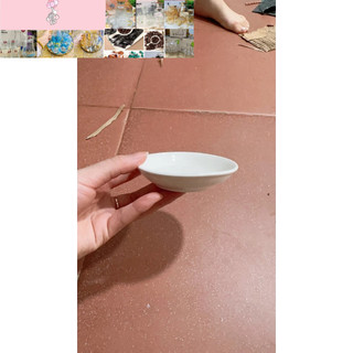 đĩa sứ mộc đựng muối tiêu mắm