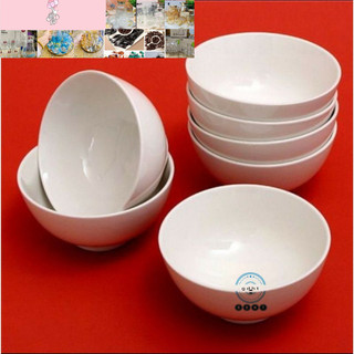 Combo 10 tô sứ trắng to 20cm