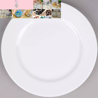 combo 10 đĩa trắng sứ18cm