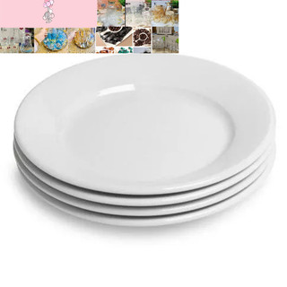 combo 10 đĩa trắng sứ18cm