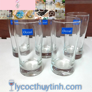Combo 6 cốc thủy tinh uống cà phê đá