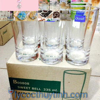 combo 6 cốc thủy tinh uống cà phê đá
