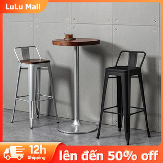 LULU Ghế quầy bar Ghế ban công Sang trọng cao chân sắt giá rẻ