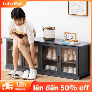 LULU Tủ giày Cao Cấp tiết kiệm diện tích kết hợp ghế ngồi có