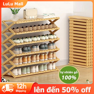 Lulu Kệ Để Giày Dép Nhiều Tầng Gấp Gọn Lại Được Dành Cho Nhà Cửa