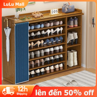 LuLu Tủ đựng giày cao cấp cửa lùa dép siêu bền chống bụi