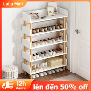 Lulu Kệ Để Giày Dép 4 5 6 Tầng Bằng Gỗ kích thước cực lớn chắc chắn bền bỉ giá để giày bằng đẹp và tiết kiệm không