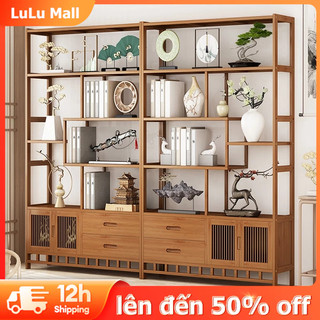 LuLu Kệ Sách Để Sàn Nhiều Ngăn hiện đại dễ dàng lắp ráp kích thước