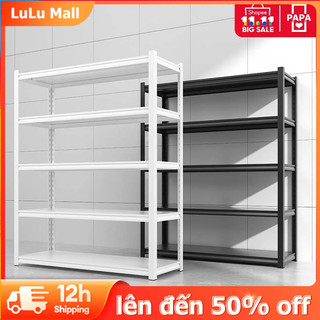 LuLu Kệ sách đa năng Kệ sắt v lỗ lắp ráp nhiều màu tải nhẹ - Màu trắng, màu đen và màu xám
