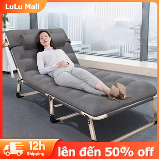LULU  Giường gấp giường xếp gấp gọn Một người Gấp Ghế thư giãn để cắm trại Văn phòng Nghỉ trưa Khẩn cấp Ngoài trời