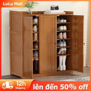 Lulu Tủ Đựng Giày Dép 7 Tầng Cây Tre Chống Nước Chống Ẩm Mốc