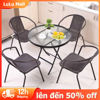 LuLu Bàn trà tròn để cùng sofa phòng khách hoặc bàn uống cà phê