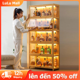 Lulu Tủ bảo quản rượu vang thông sức chứa Cao Cấp Kệ Trưng Bày Mô Hình, Nước Hoa Lego Nhân Vật Yêu Thích